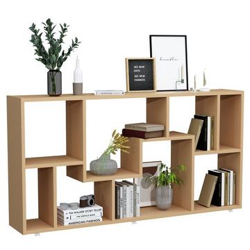 Holz Standregal Bücherregal Medienregal Aufbewahrung Raumteiler Deko Regal Lanisa L