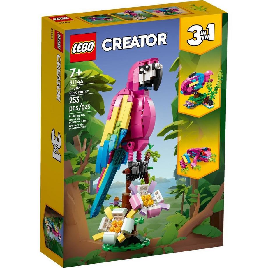LEGO®  Creator Exotischer pinkfarbener Papagei (31144) 
