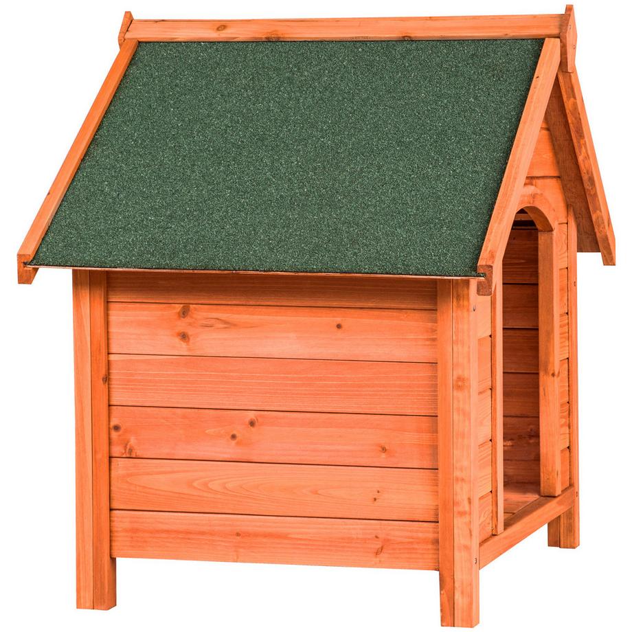 Tectake  Niche pour chien BAILEY en bois lasuré 
