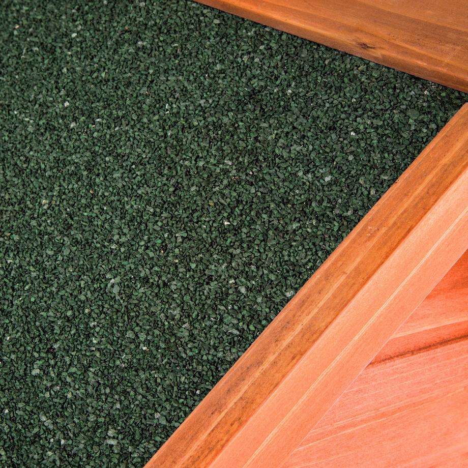 Tectake  Niche pour chien BAILEY en bois lasuré 