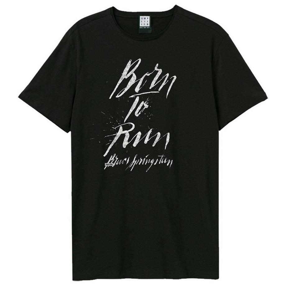 Amplified Born To Run T-Shirt Stampa Grafica  