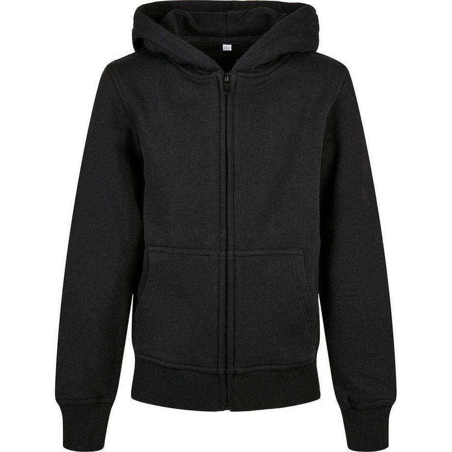 Basic Hoodie mit durchgehendem Reißverschluss