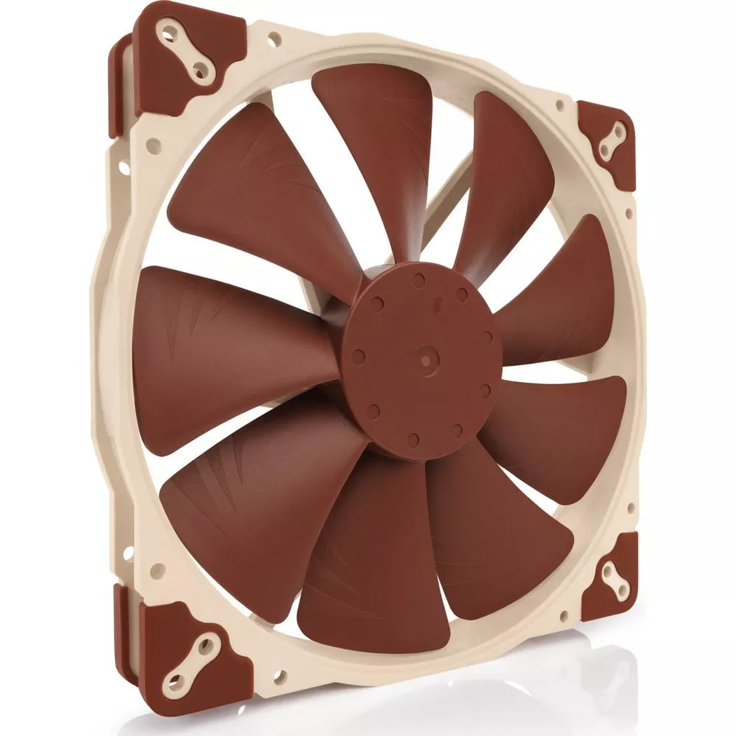 Noctua - NF-A20 Case per computer Ventilatore 20 cm Beige, Marrone, 120X120X25M