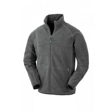 polarthermische jacke aus recyceltem fleece