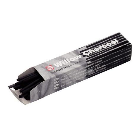 Talens TALENS Holzkohle dünn 96000020 30 Stäbchen  