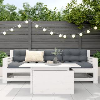 VidaXL Table de jardin bois de pin  