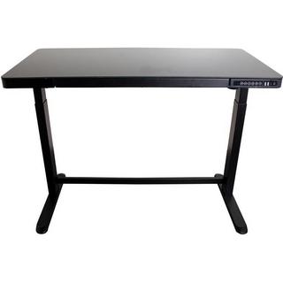 Contini table de bureau réglable en hauteur surface de travail en verre  