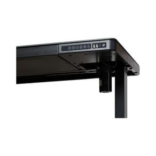 Contini table de bureau réglable en hauteur surface de travail en verre  