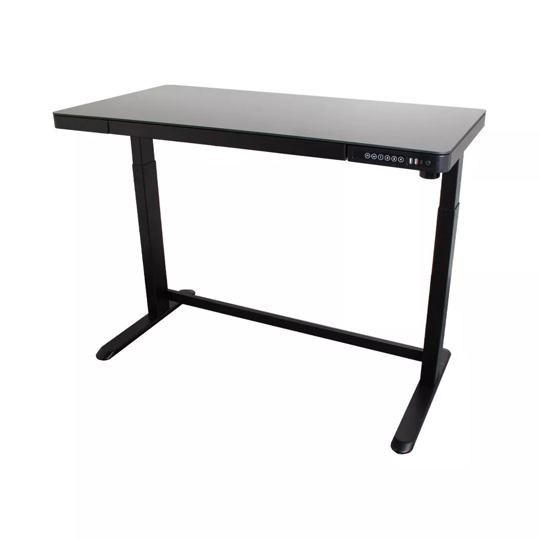 Contini - höhenverstellbarer Büisch Glas Arbeitsfläche, One Size