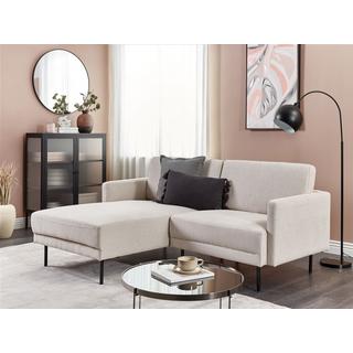 Beliani Ecksofa aus Polyester Modern BREDA  