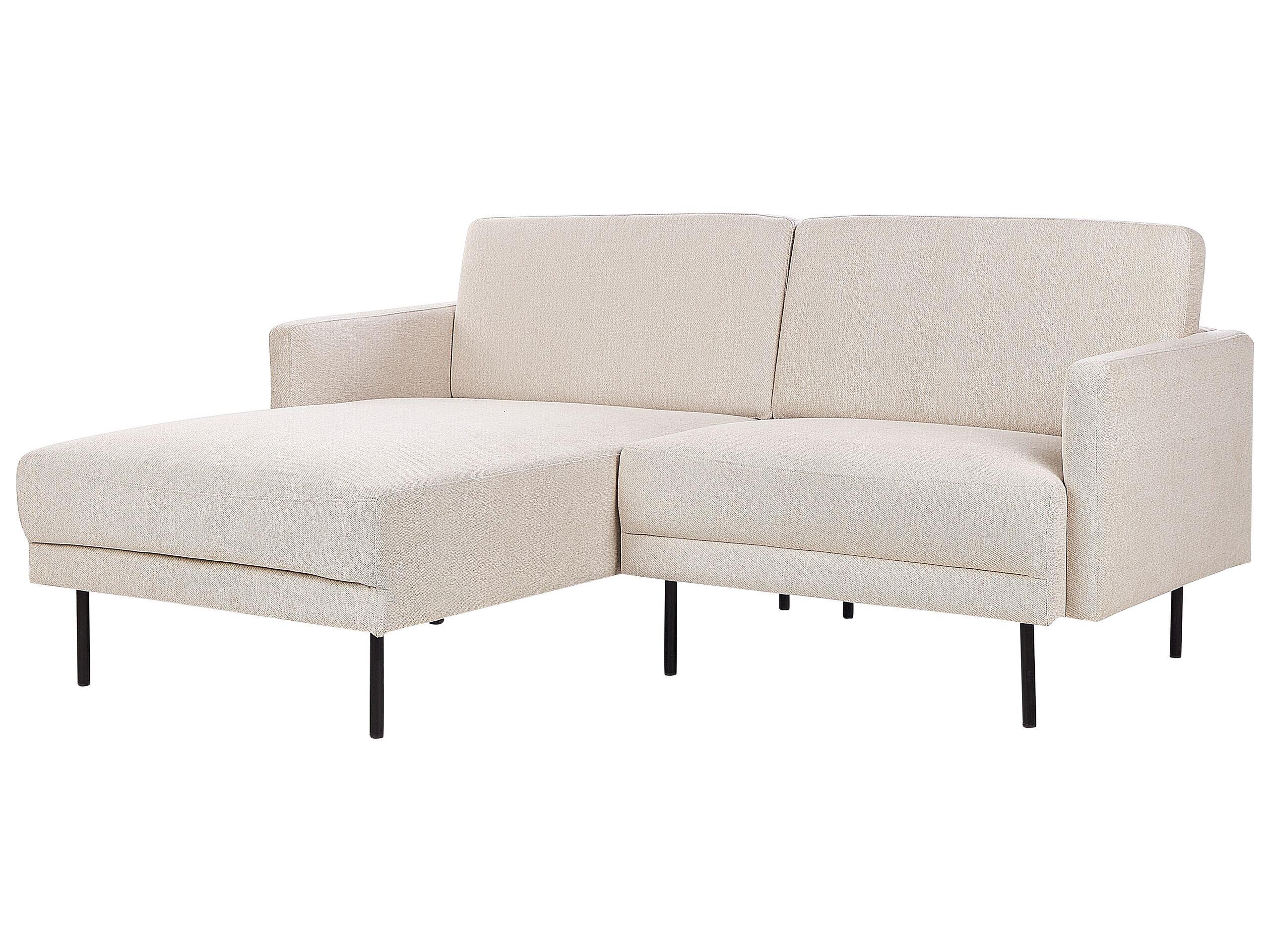 Beliani Ecksofa aus Polyester Modern BREDA  