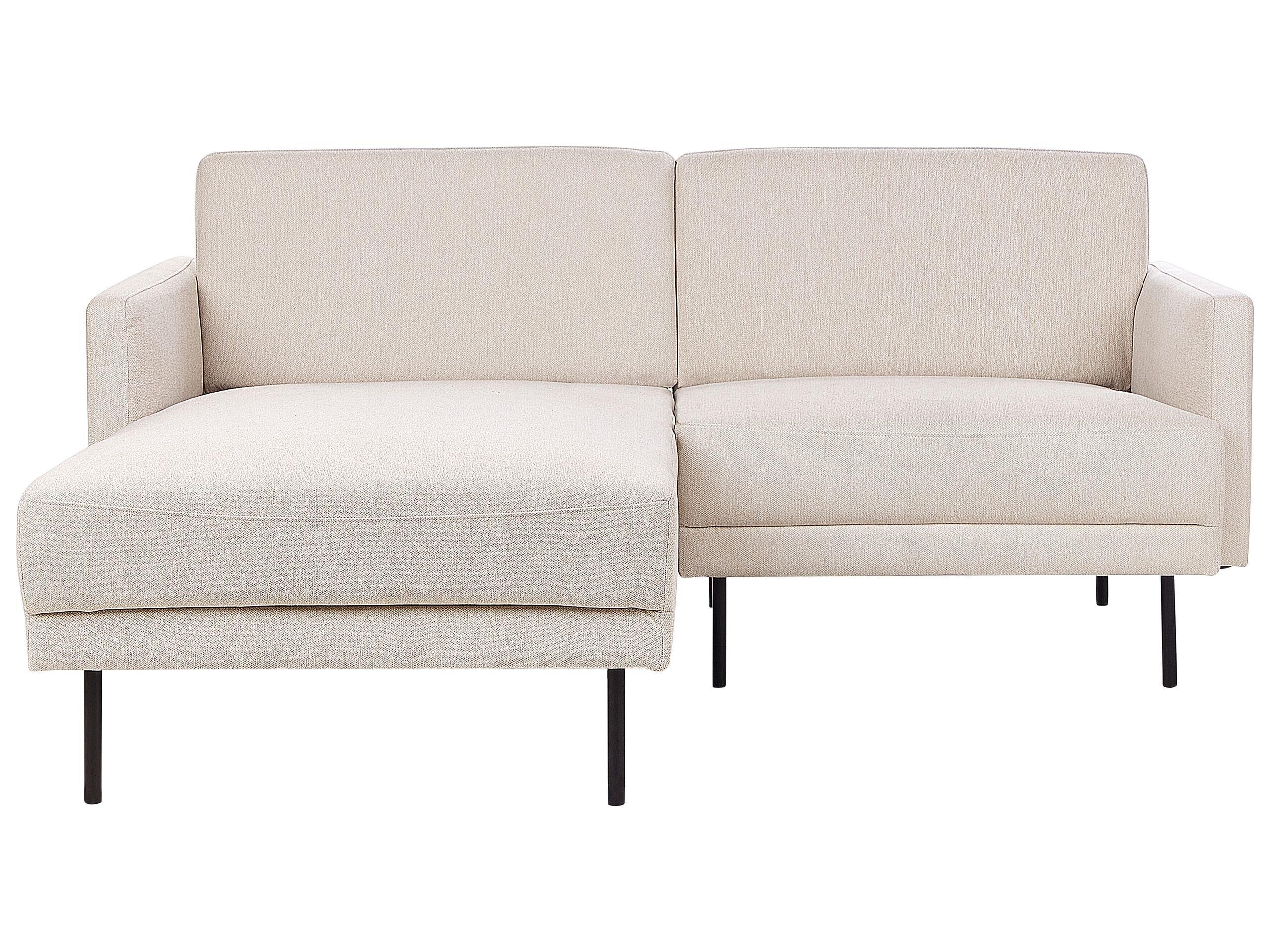 Beliani Ecksofa aus Polyester Modern BREDA  