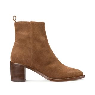 La Redoute Collections  Boots mit Absatz aus Velorusleder 