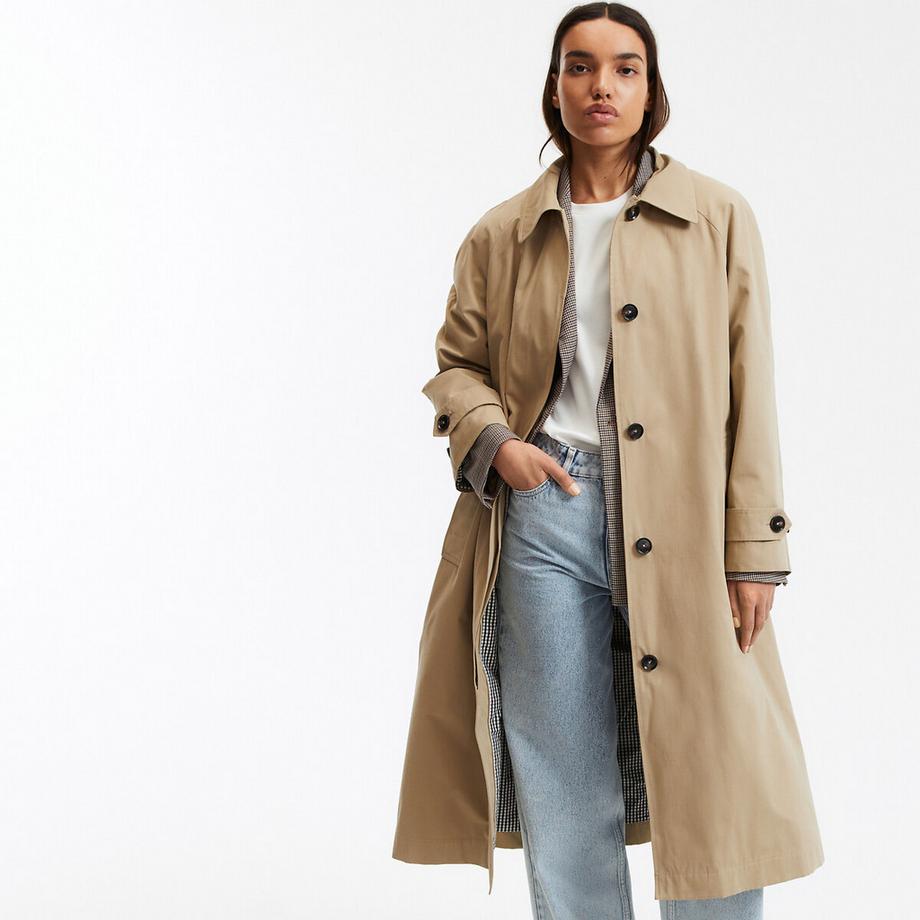 La Redoute Collections Oversize Trenchcoat mit Knopfleiste  