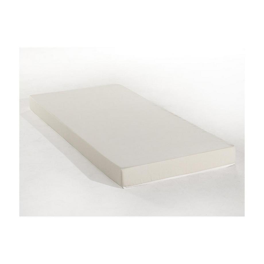 Vente-unique Divano letto a scomparsa 2 + Materasso Tessuto Grigio LOUISE  