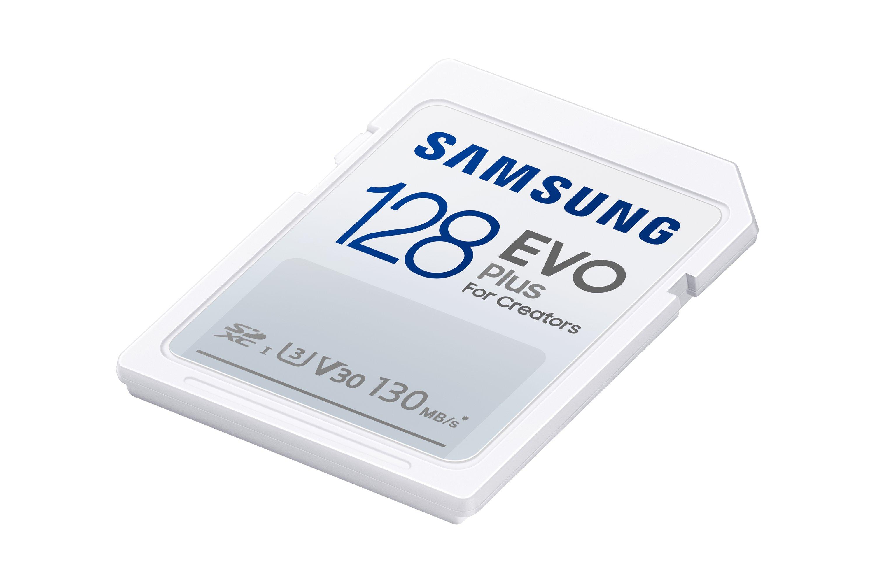 SAMSUNG  Evo+ SDXC 130MB/s 128GB V30 U3 