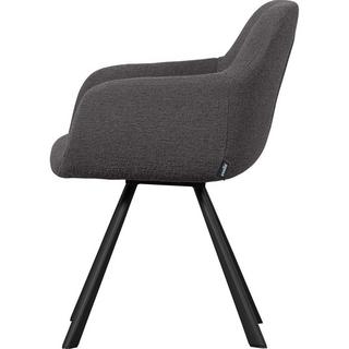 mutoni Fauteuil Juno Bouclé gris  