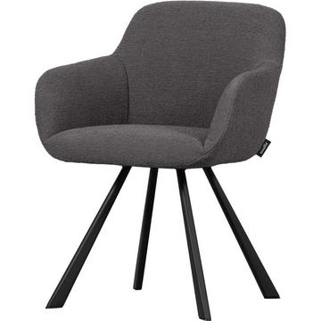 Fauteuil Juno Bouclé gris