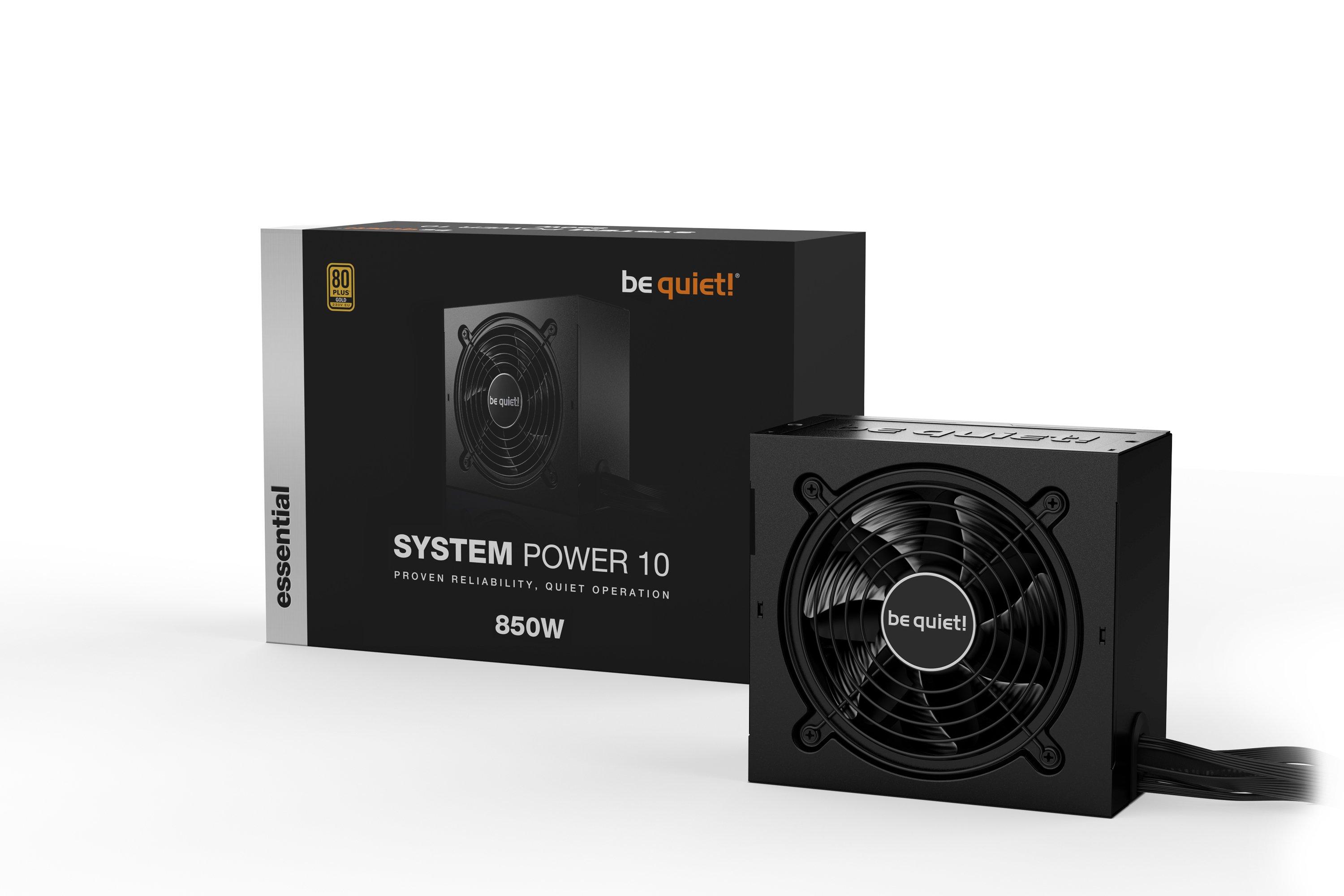BE QUIET!  System Power 10 alimentatore per computer 850 W 20+4 pin ATX ATX Nero 