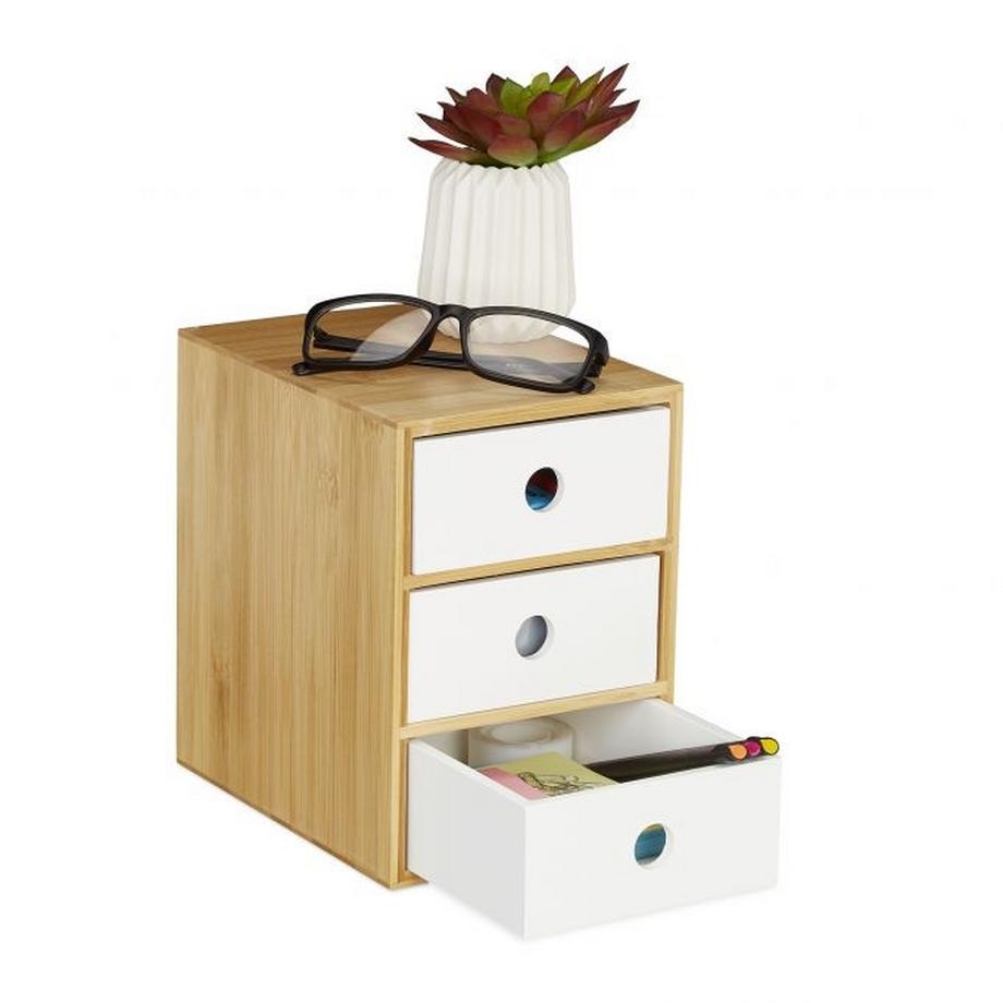 Organizer da scrivania a 3 cassetti