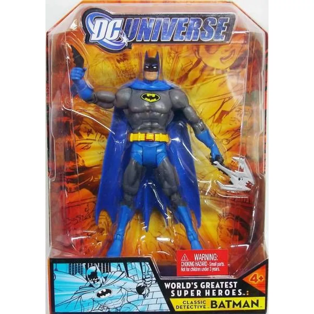 DC -  Multiverse Worlds Greatest Super Hereos Classic Detective Batman, Multicolor