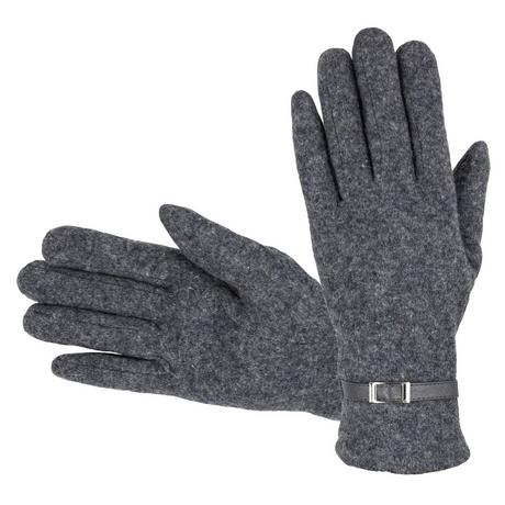 HOFLER Gants en laine avec doublure douce  