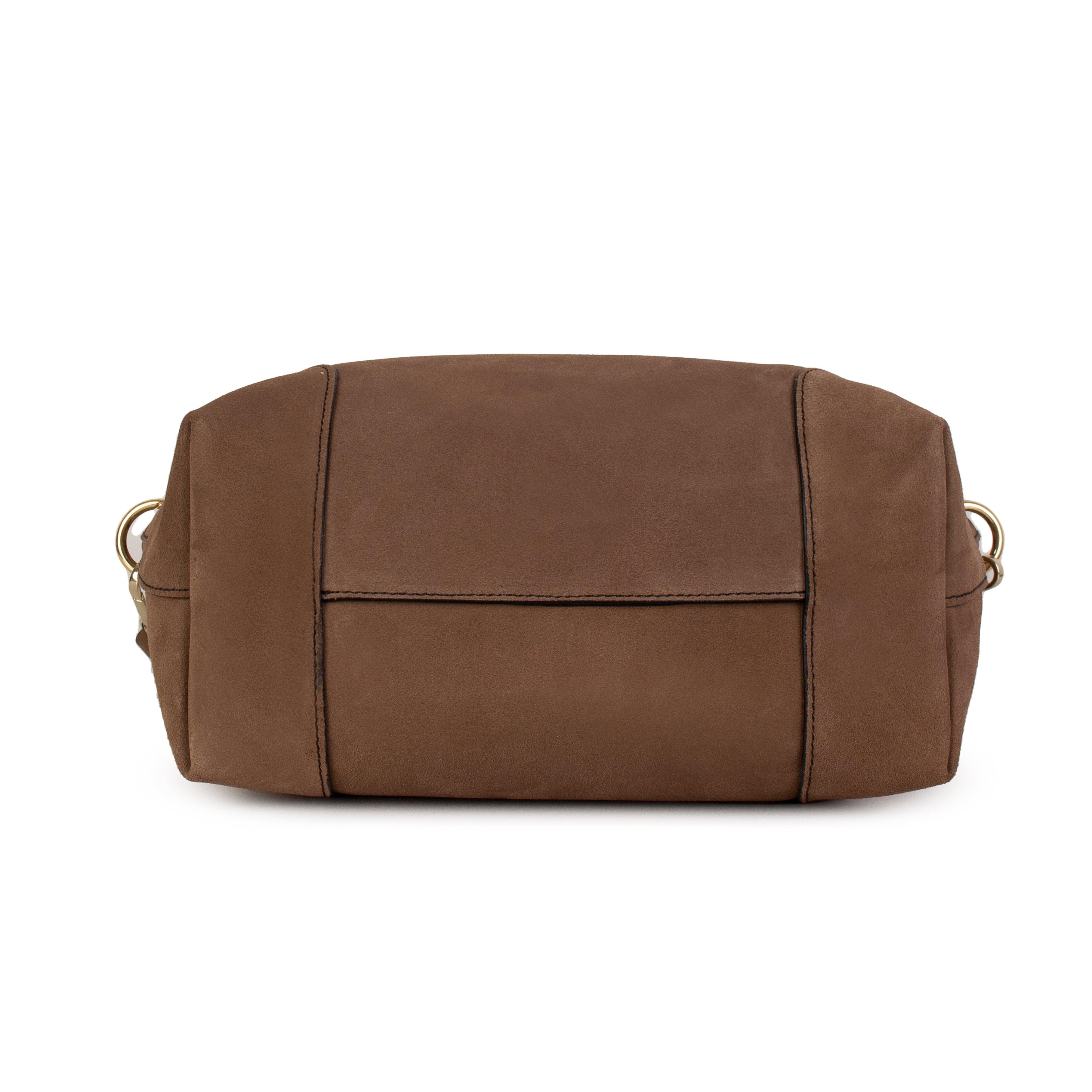 Kate Lee  Sac cabas porté main ou bandoulière en cuir Tanyal couleur tabac 