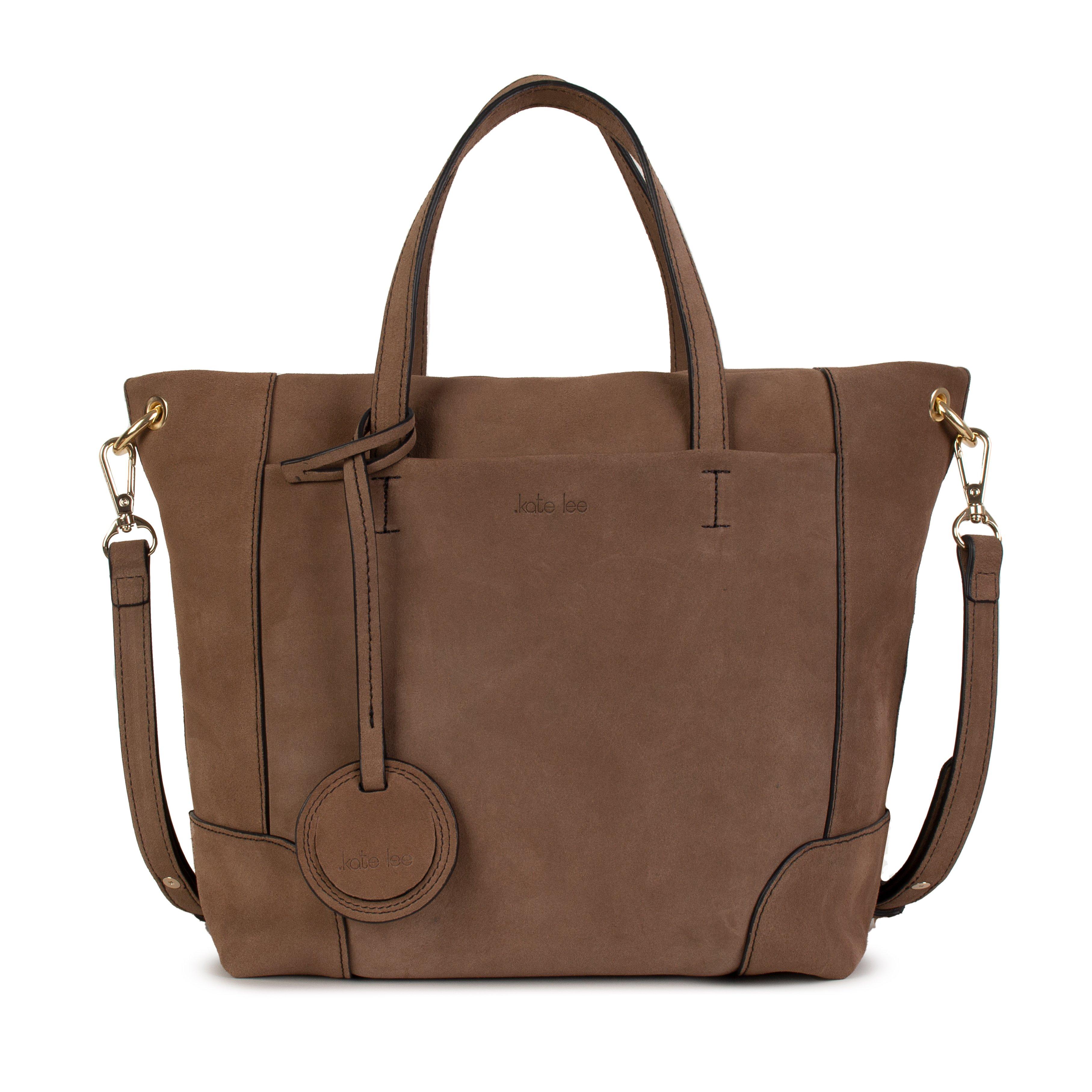 Kate Lee  Sac cabas porté main ou bandoulière en cuir Tanyal couleur tabac 