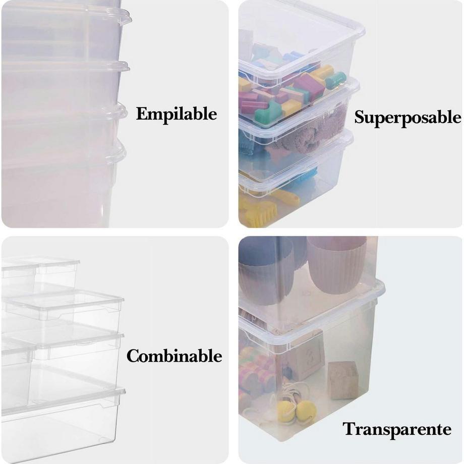 rotho Aufbewahrungsbox CLEAR 46L  