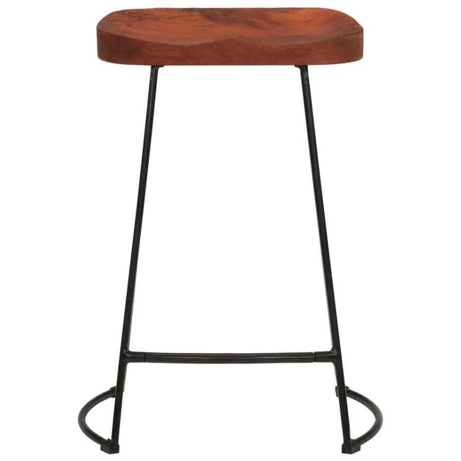 VidaXL Tabouret de bar teck  