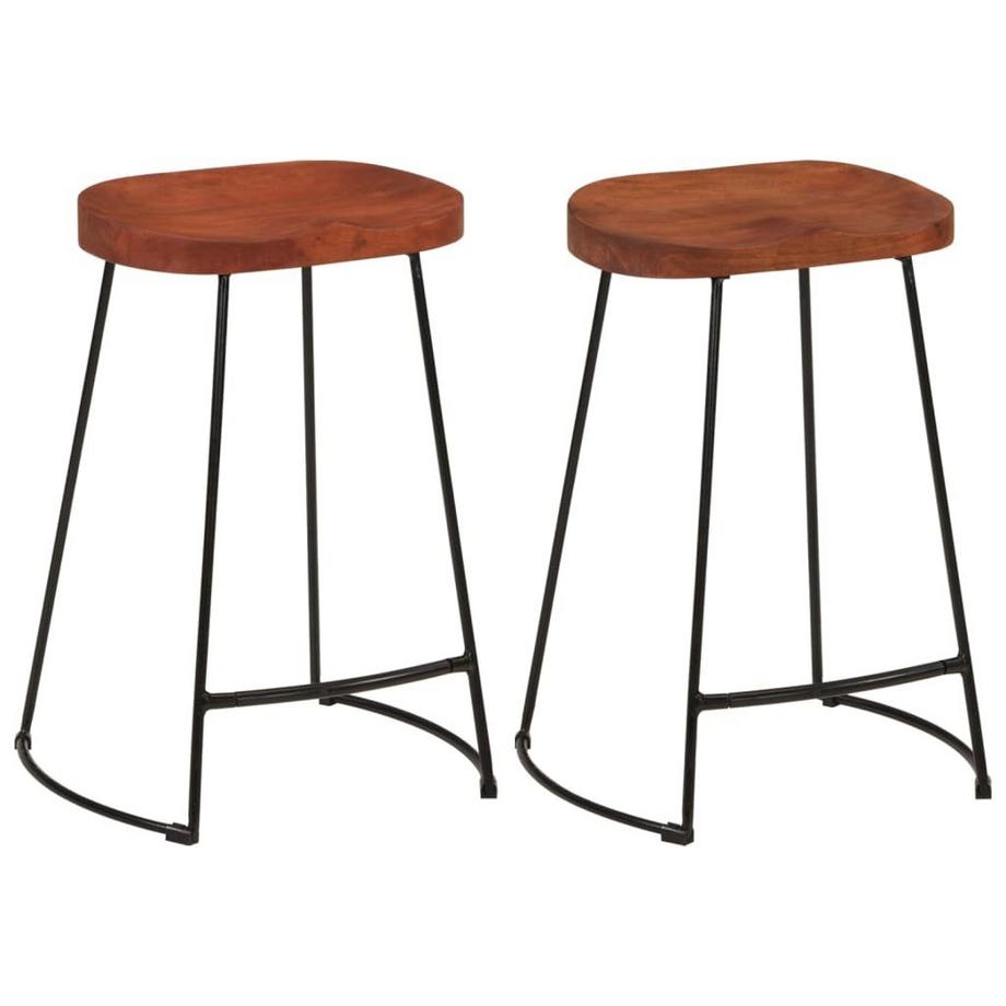 VidaXL Tabouret de bar teck  