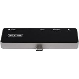 STARTECH.COM  Adaptateur Multiport USB-C - USB-C vers 4K 60Hz HDMI 2.0 - Power Delivery Passthrough 100W - Hub USB 3.0 3 Ports - Audio - Mini Dock USB-C - Travel Dock USB Type-C 