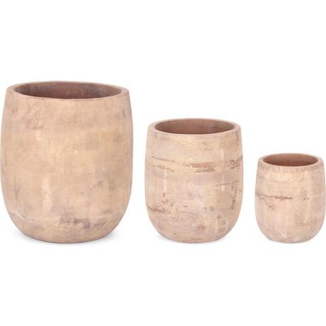 mutoni Portavasi Minh terracotta marrone (set da 3)  