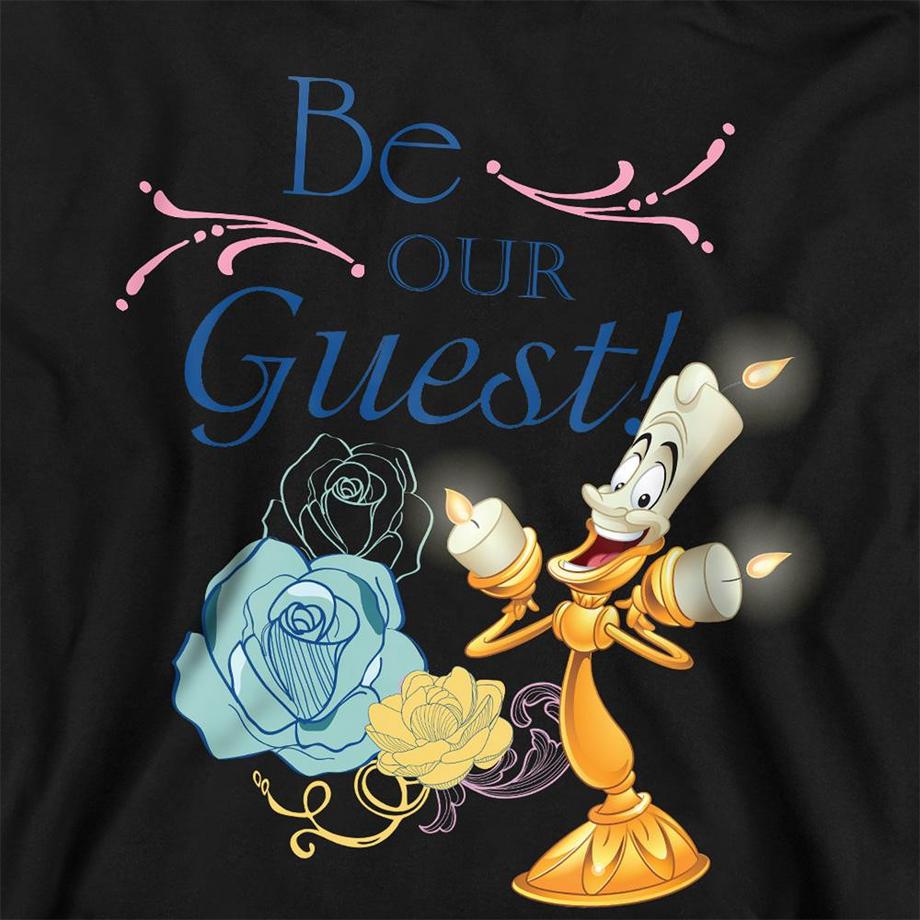 Beauty And The Beast  Sweat À Capuche Be Our Guest 