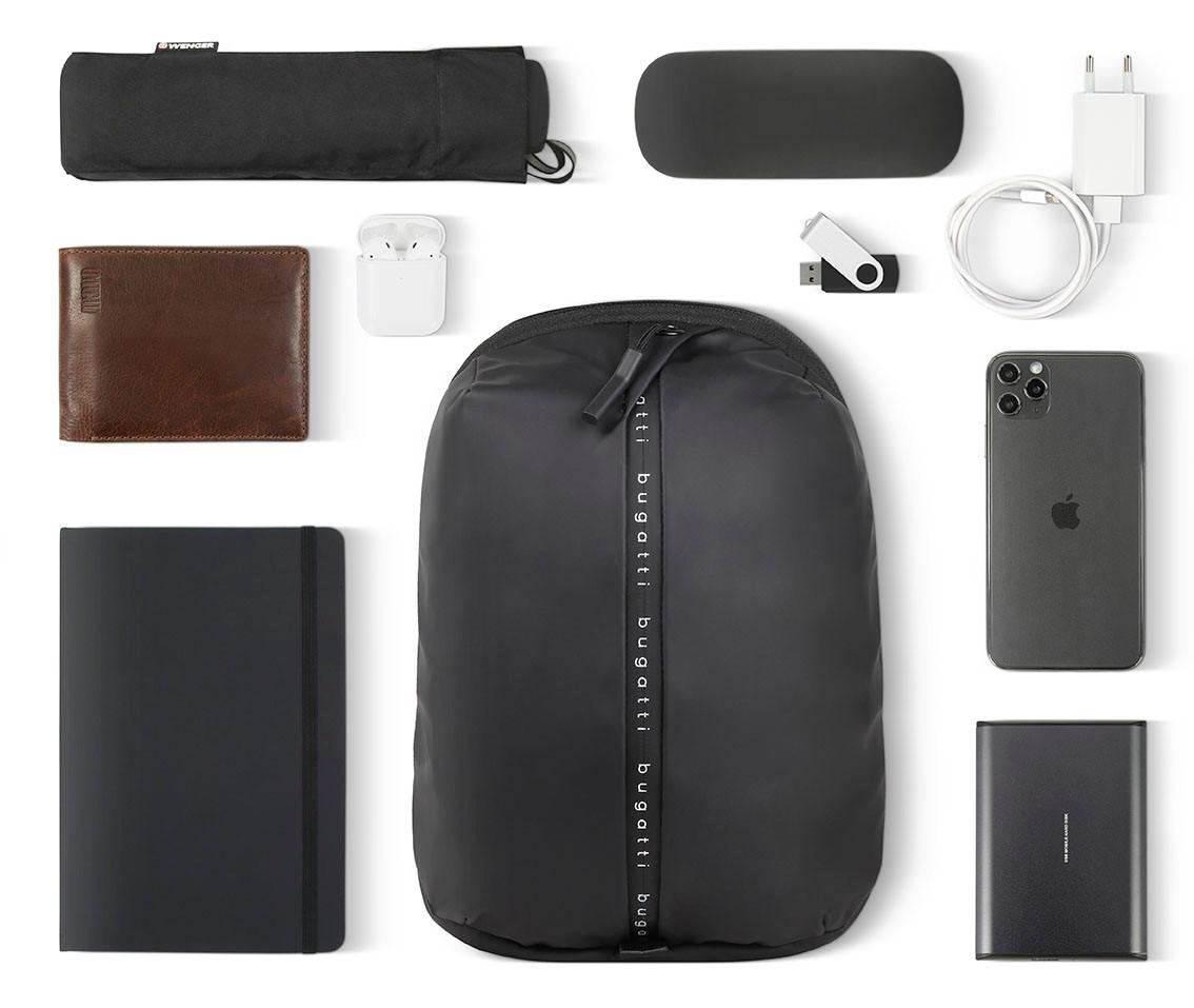 BUGATTI Blanc Borsa a Tracolla Nera  