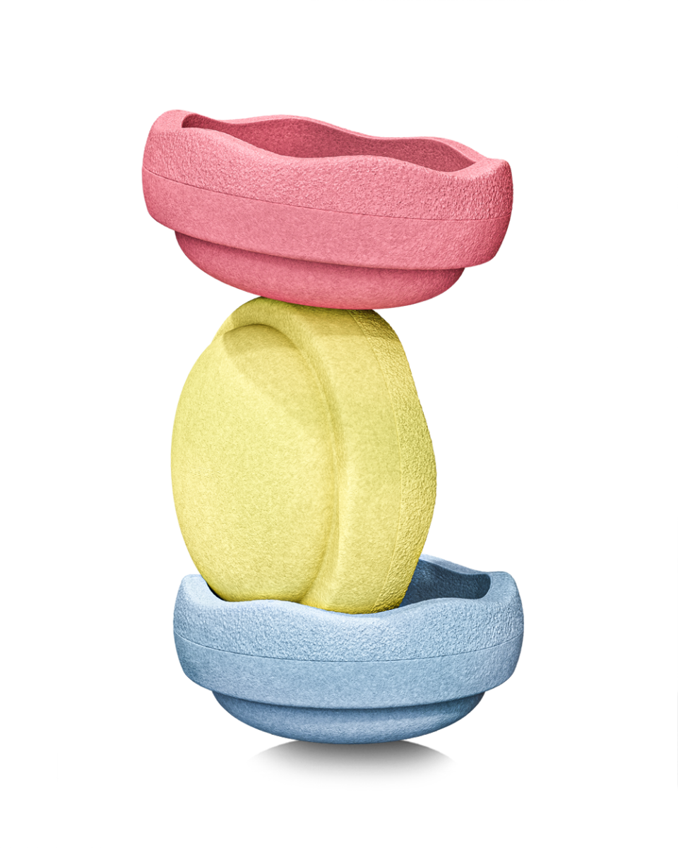 Stapelstein  pastel primary 