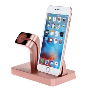 eStore  Station de charge USB compatible avec Apple Watch et iPhone - Or rose 