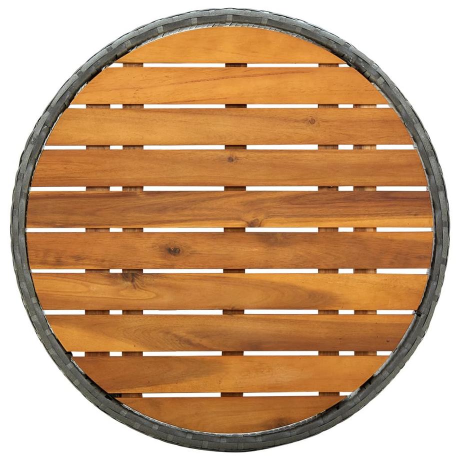 VidaXL Table à thé rotin synthétique  