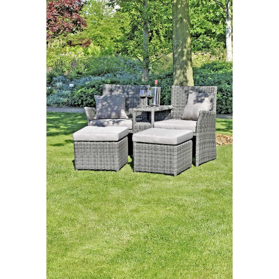 mutoni pleasure Garten Doppelsessel-Set Calgary  