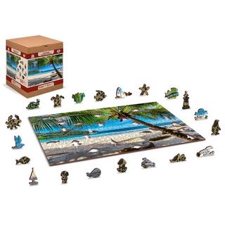 Wooden City  Puzzle Paradise Island Beach (505Teile) 