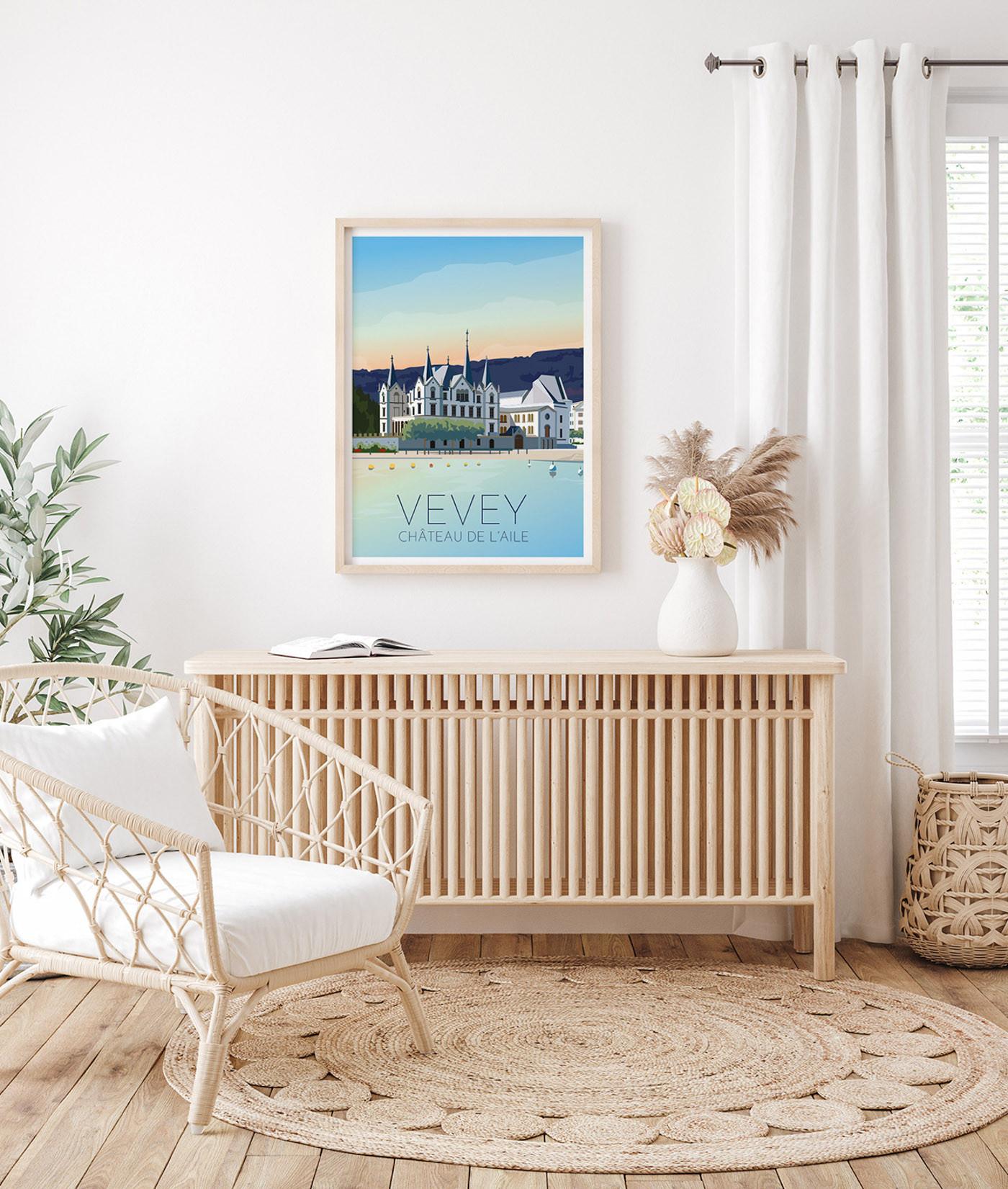 La-Jonx Château de l'Aile - Poster  