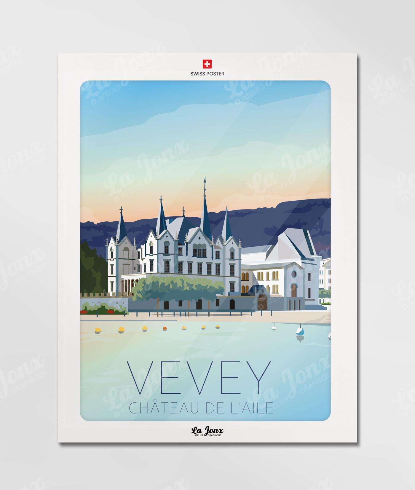 La-Jonx Château de l'Aile - Poster  