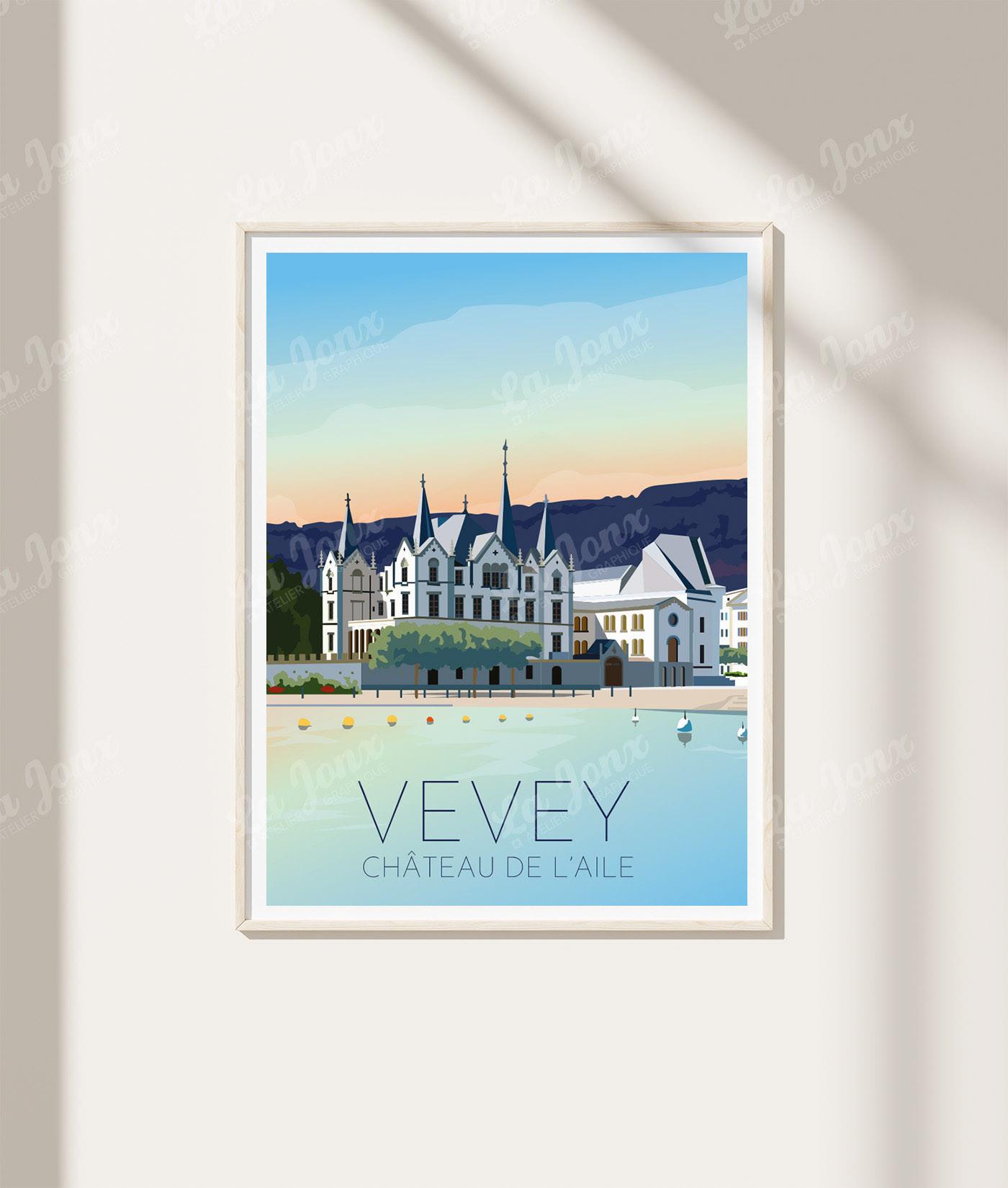 La-Jonx Château de l'Aile - Poster  