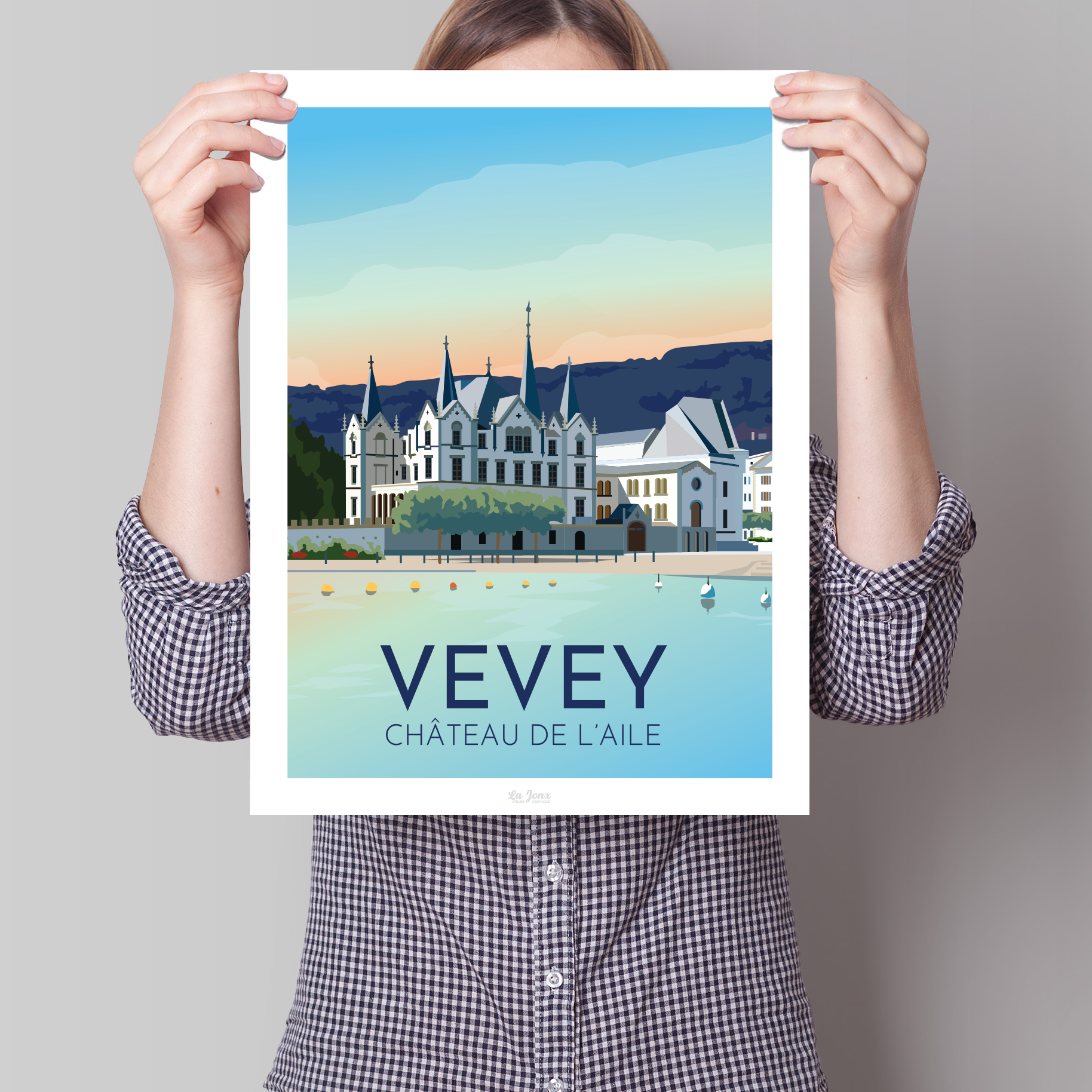 La-Jonx Château de l'Aile - Poster  