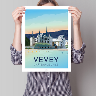 La-Jonx Château de l'Aile - Poster  