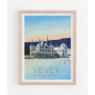 La-Jonx Château de l'Aile - Poster  