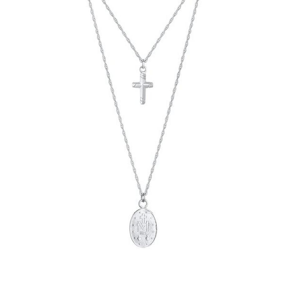 Elli  Collier Image De La Vierge Marie Croix 