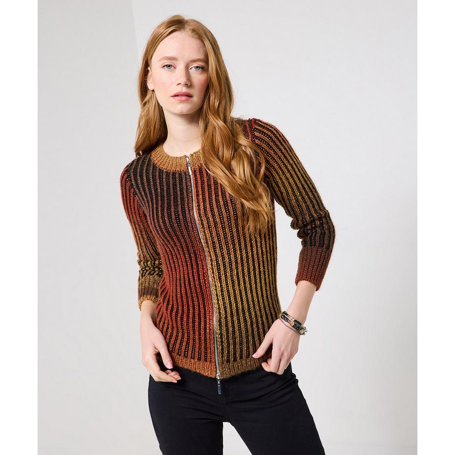 Joe Browns Strukturierter Rippstrick Zip Cardigan  