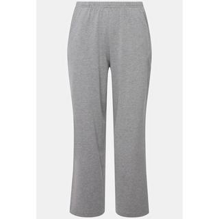 Ulla Popken Pantaloni sportivi Gamba dritta Cintura elastica  