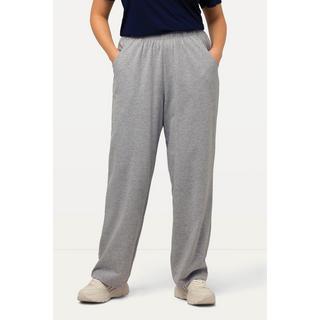 Ulla Popken Pantaloni sportivi Gamba dritta Cintura elastica  